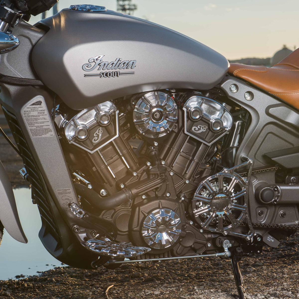 Indian scout best sale stator cover