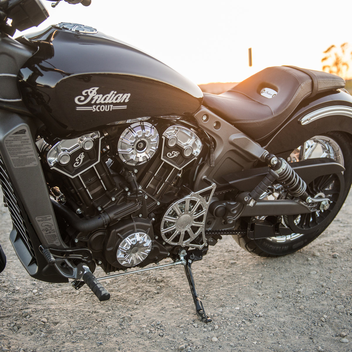 Indian scout stator outlet cover