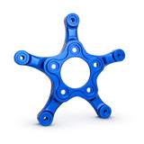 '24 FLT Spider Brake Rotor Adapter for Ness Wheels, Blue