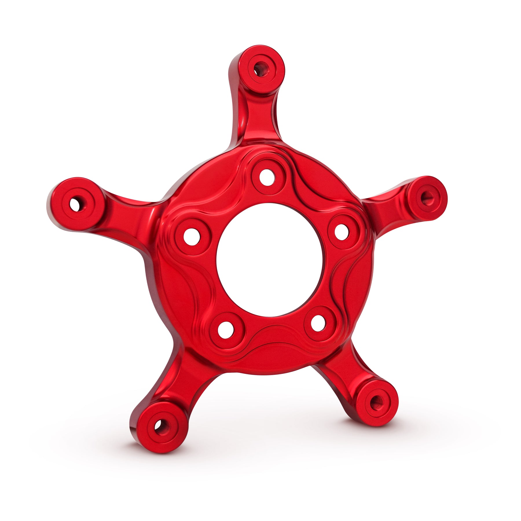 Arlen Ness® Spider Brake Rotor Adapters for 2024 Touring Models (Universal) Red