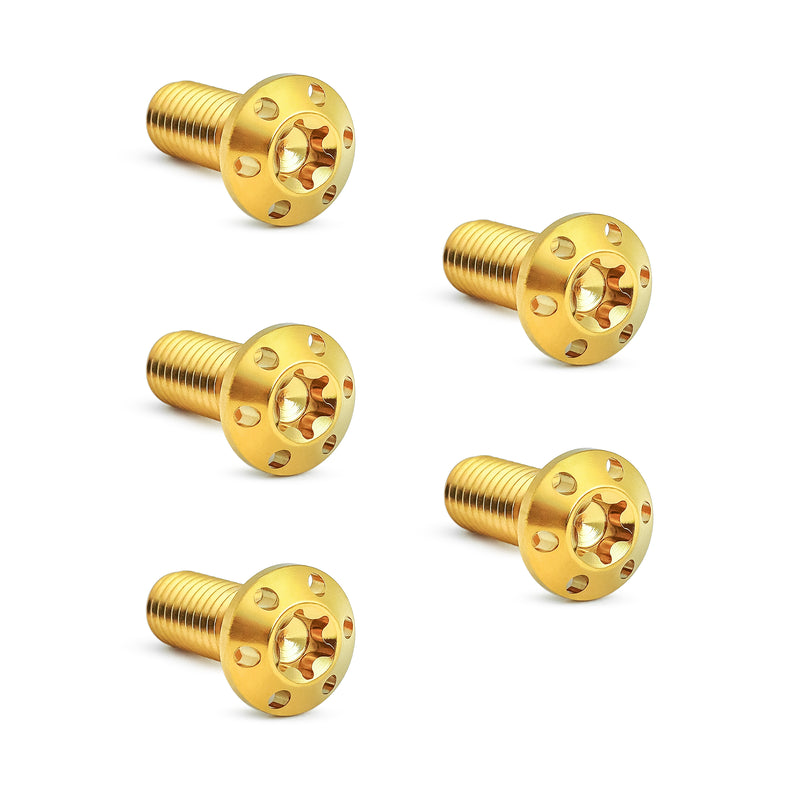 Titanium Rotor Bolts Kits, Gold