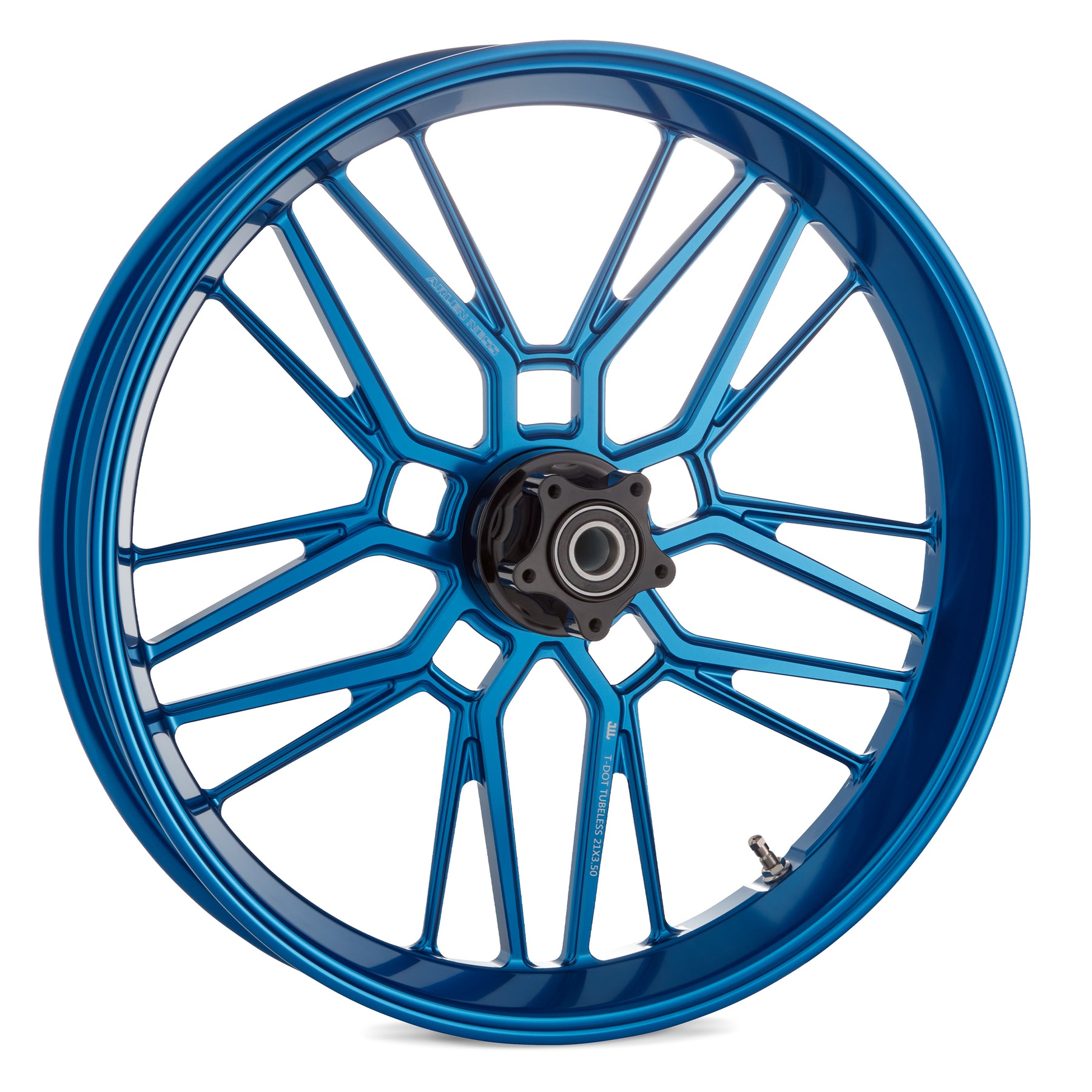 Split Spoke Forged Wheels, Blue