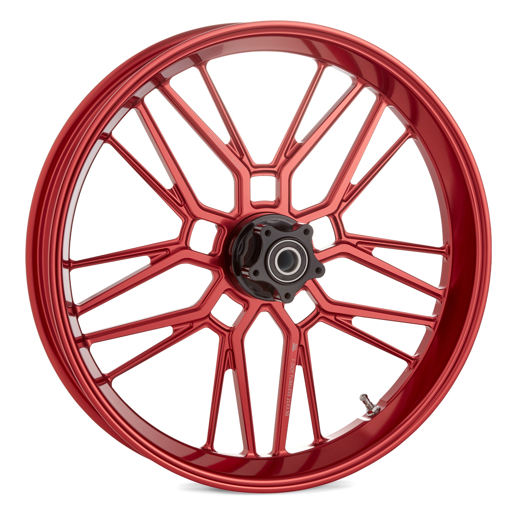 Split Spoke Forged Wheels, Red