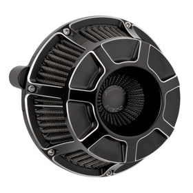 Beveled® Inverted Series Air Cleaner, Black