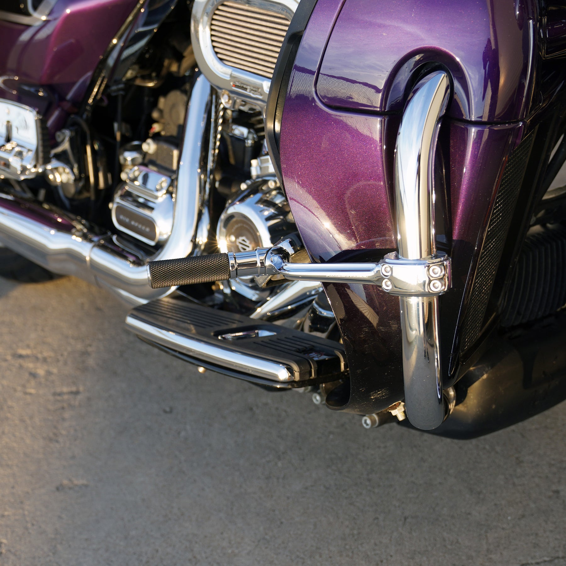 Forged Highway Pegs, Chrome