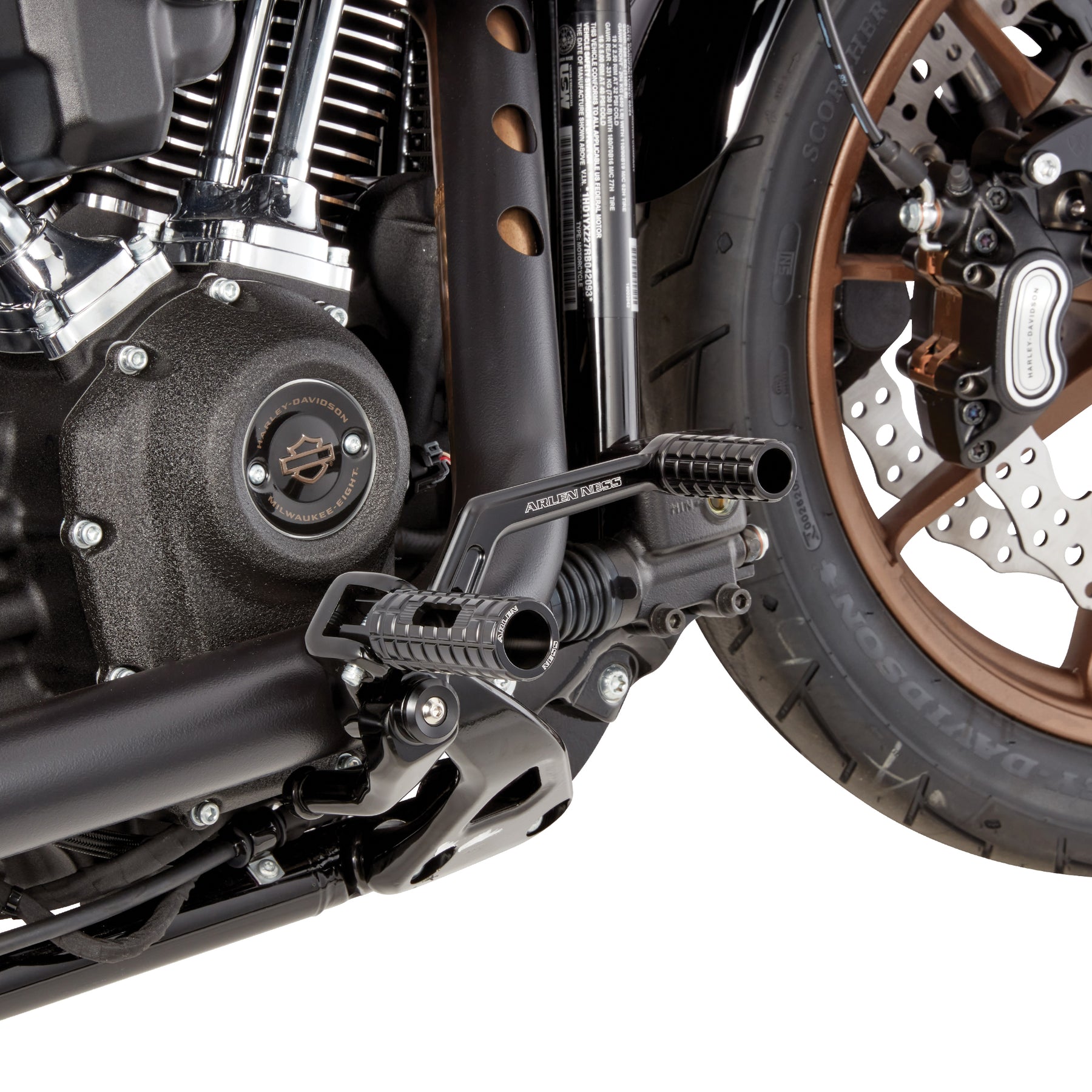 Speedliner Brake Arm for Softail, Black