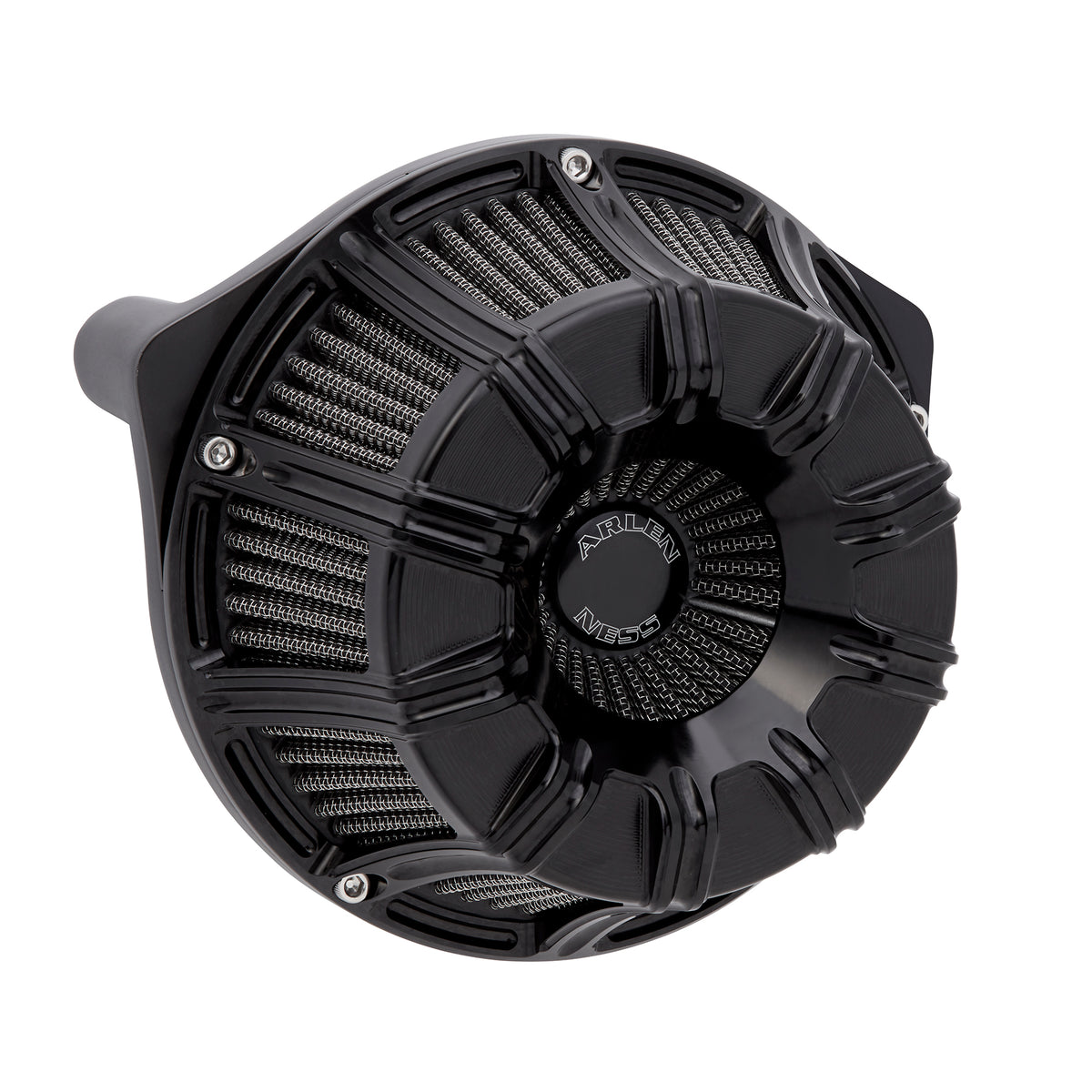 10-Gauge® Inverted Series Air Cleaner, All Black – ArlenNess