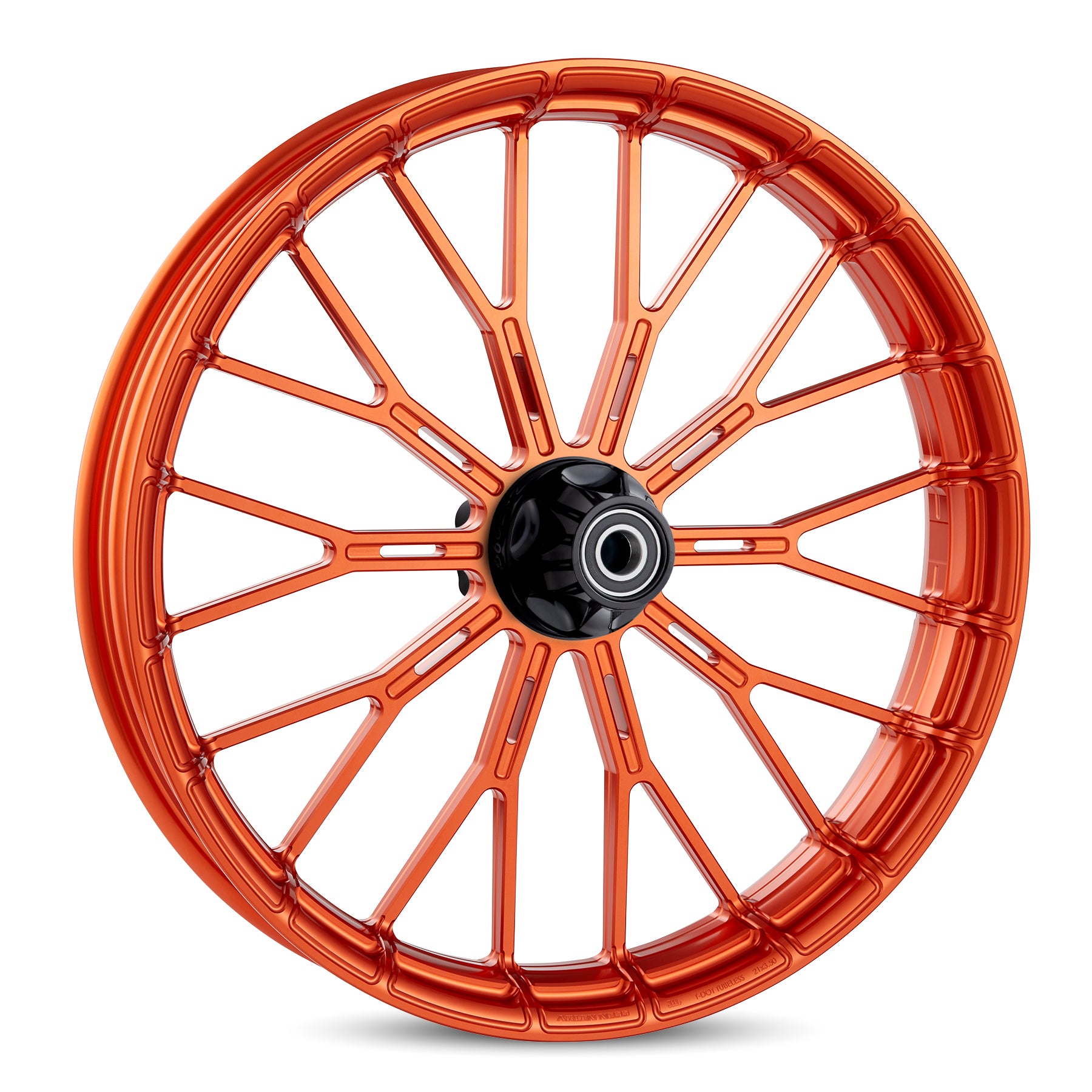 Y-Spoke Forged Wheels, Orange