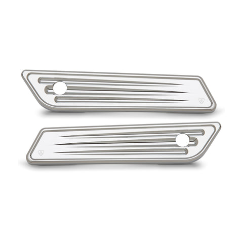 Deep Cut® Saddlebag Latch Covers, Chrome 14-2023 FLT