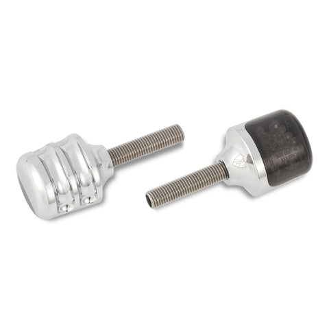 1" Fluted LED Indicator Lights, Chrome