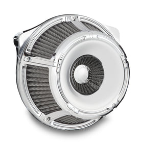 Slot Track Inverted Series Air Cleaner, Chrome